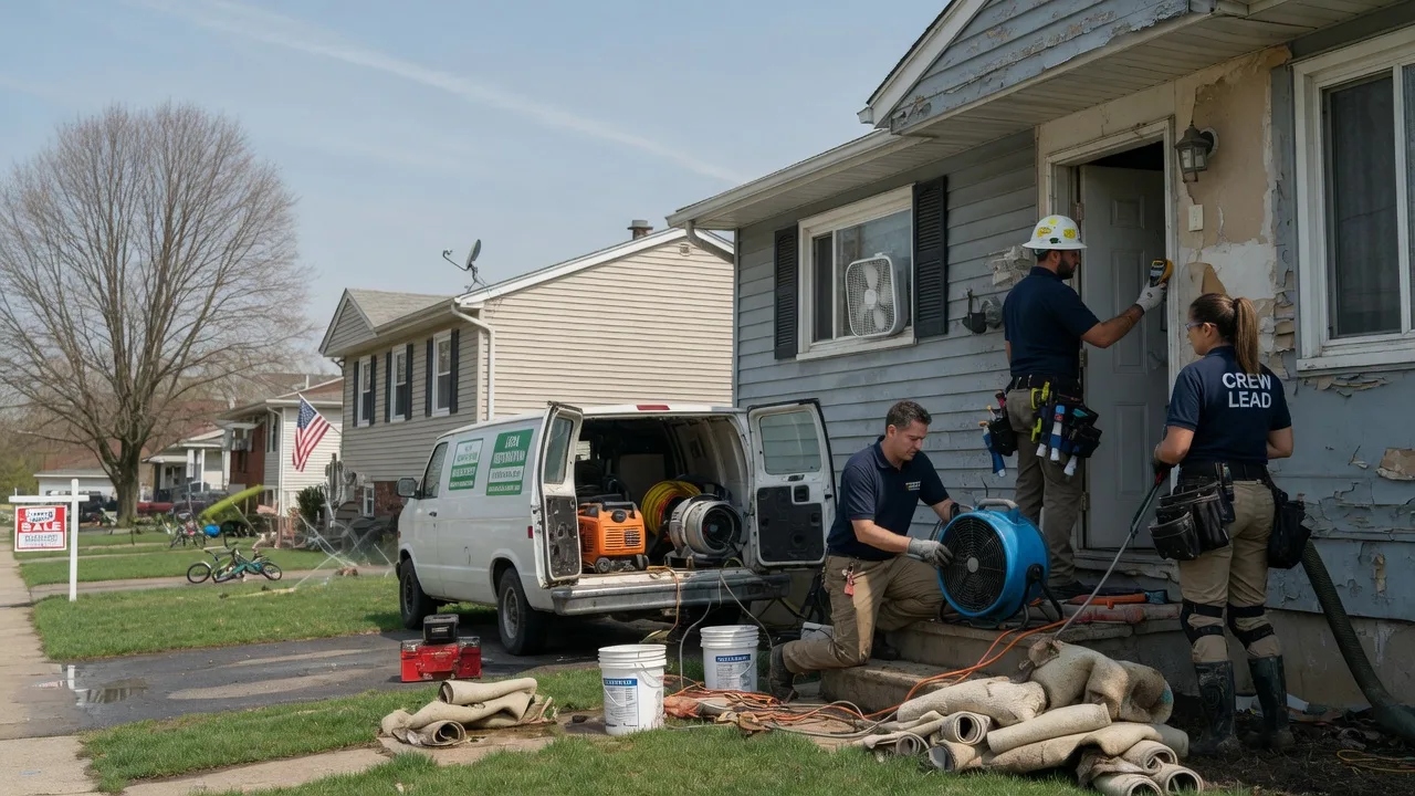 Flood Cleanup in Central Village, CT near me