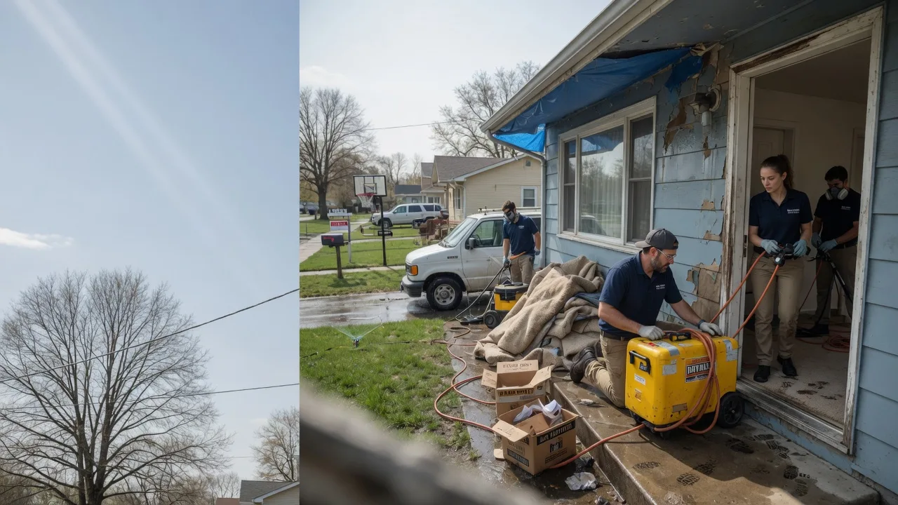 Basement Flood Cleanup in Central Village, CT near me